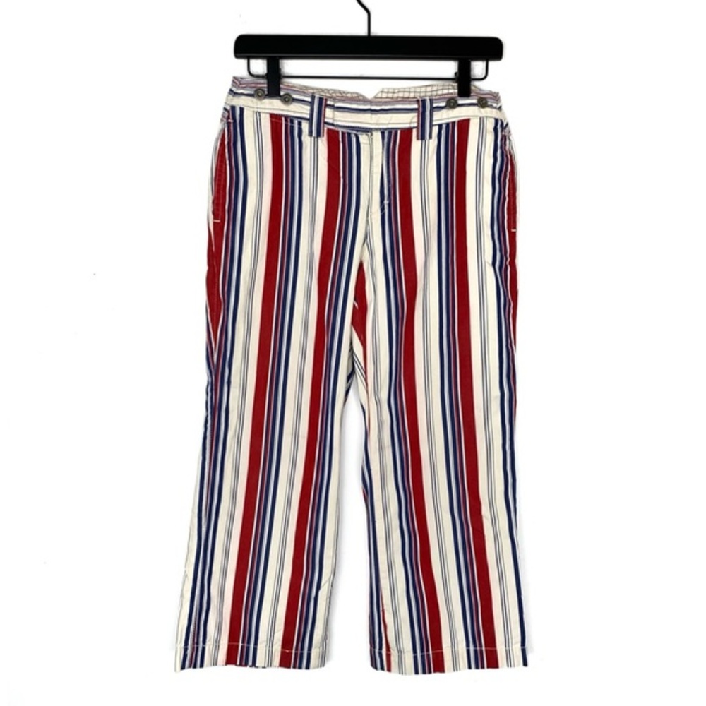 Y2K Tommy Hilfiger Pinstripe Crop Capri Pants
